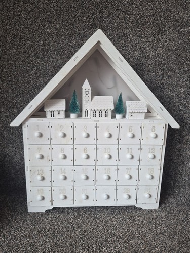 Wooden christmas house advent - christmas,