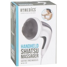 HoMedics Rotating Shiatsu Massager - White/Black (HHP-355-15-GB)