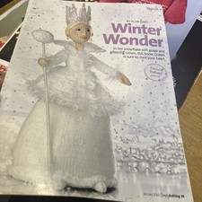 Alan Dart KNITTING PATTERN Christmas winter wonder Snow Queen fairy toy 16”/40cm