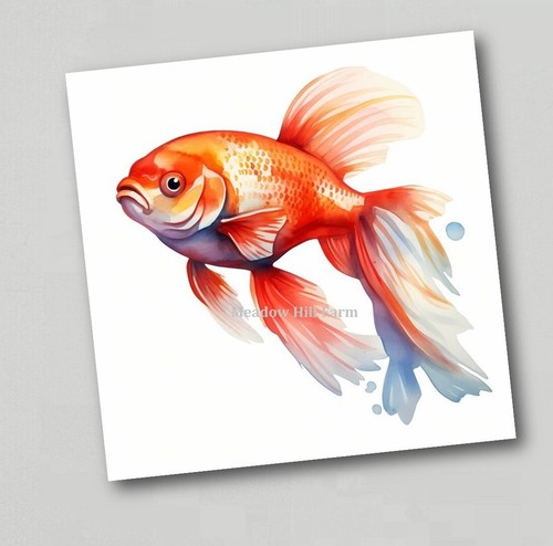 Fridge magnet goldfish classic - fridge,