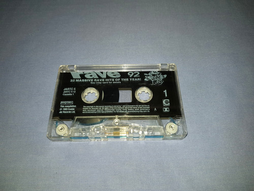 Rave cassette tape no - rave,