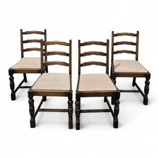 4 Farmhouse Dining Chairs