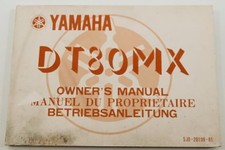 YAMAHA DT 80 MX User Manual