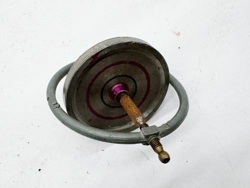 Vintage metal gyroscope - vintage,