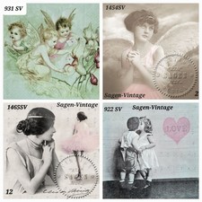 4 x vintage Mixed Table Paper