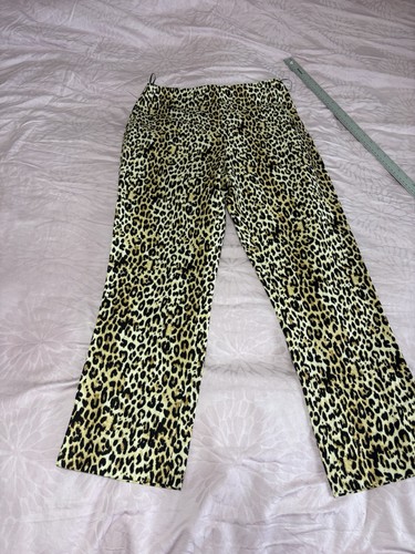 Zara leopard print capri - zara,