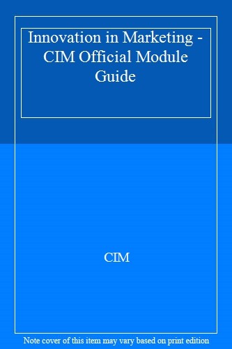 Innovation marketing cim - innovation, in
