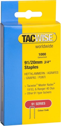 Tacwise type staples 20mm - tacwise,