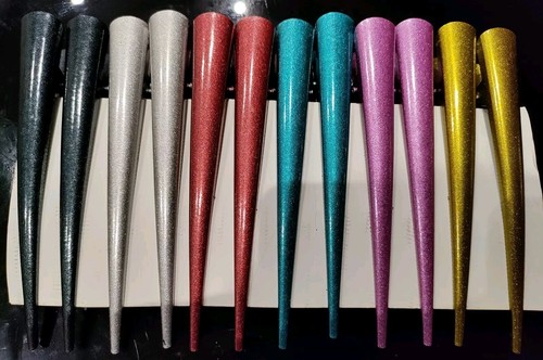 12xladies long metal alligator - long,
