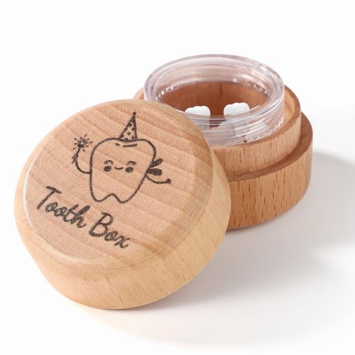 Wooden tooth fairy - tooth,