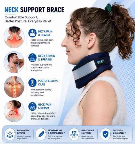 Soft foam neck collar support - neck,