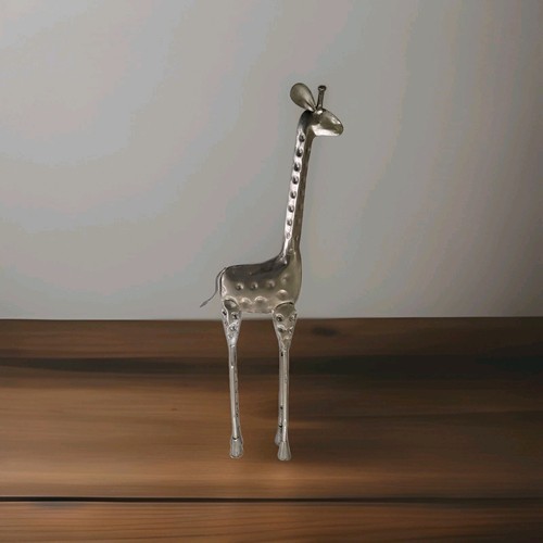 Hammered metal giraffe - metal,
