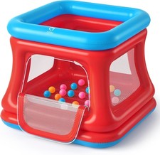 QPAU 3-in-1 Inflatable Bounce