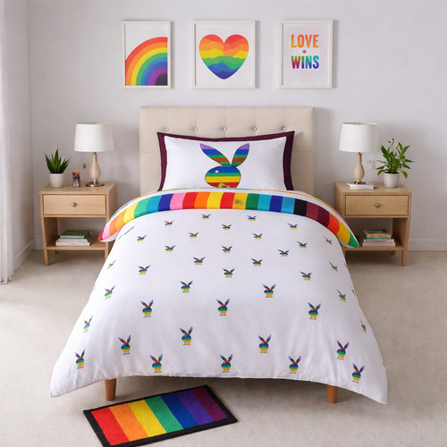 Playboy single iconic rainbow - playboy,