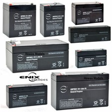 ENIX ENERGY 12v / 6v Volt Sealed Lead Acid Rechargeable Battery Leisure, Alarm