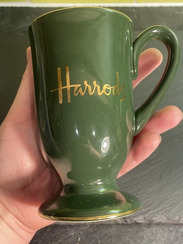 Harrods green with gold - with,