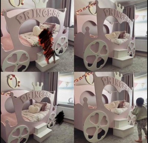 Princess carriage single bed - single,
