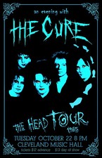 THE CURE  Concert Poster 12"x18" FREE SHIPPING
