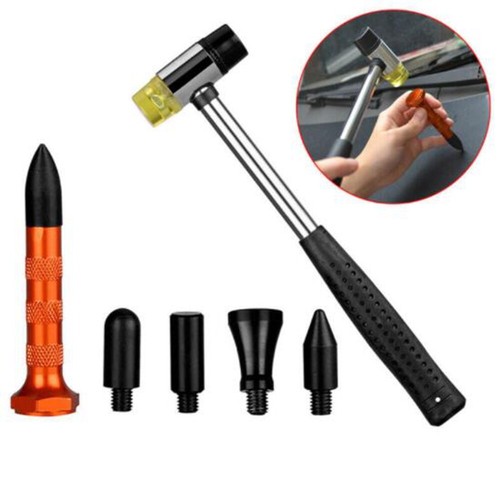 Paintless car body dent - paintless, tap