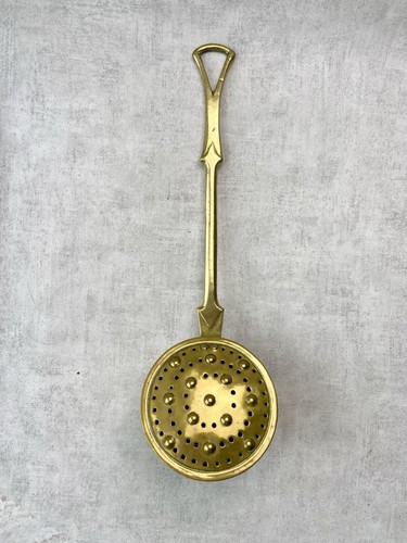 Vintage brass chestnut - brass,