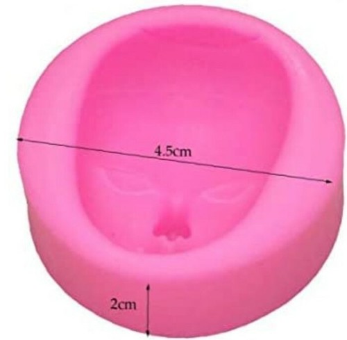 Girl face silicone - ,