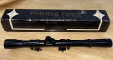 VINTAGE NIKKO STIRLING MOUNTIE 4X20 AIR GUN RIFLE TELESCOPIC SCOPE SIGHT