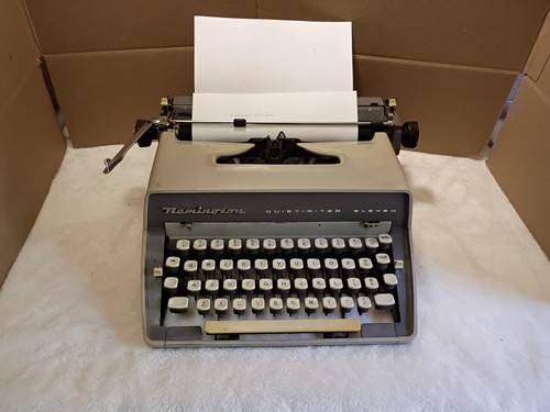Vintage remington quiet - remington, quiet-riter