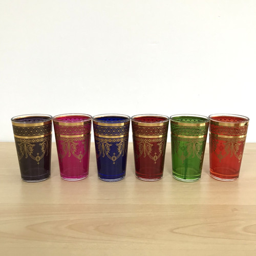 Ornate tumbler glasses - ornate,