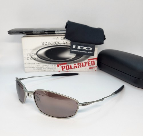 New oakley whisker silver - new,