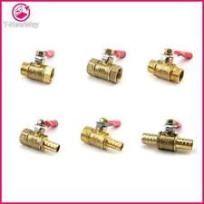 Brass Ball Valve Female Male Thread Brass Valve Hose Barb Inline Shut-off Tap
