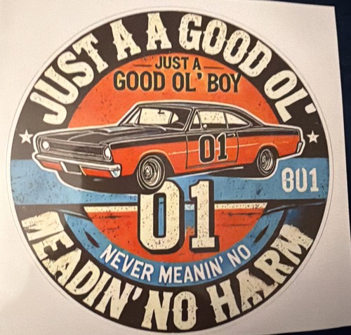 Retro sticker gen dukes - gen,