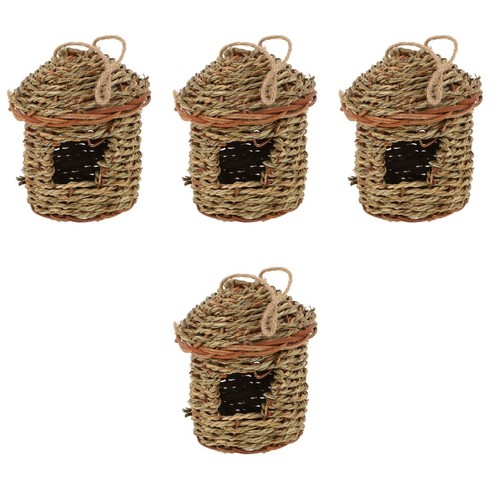 4pcs bird woven - 4pcs, nest