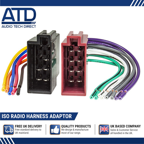 Female iso radio plug - female,