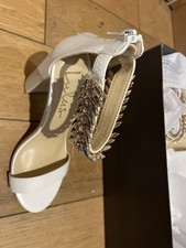 Lulu White Ankle Shoes