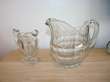 CHRISTMAS. GLASS JUGS. Vintage