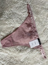 Ladies pink mesh and lace