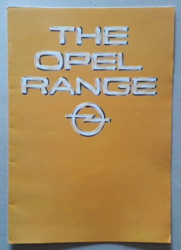Opel range brochure - opel,