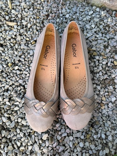 Gabor redhill sand - redhill, suede