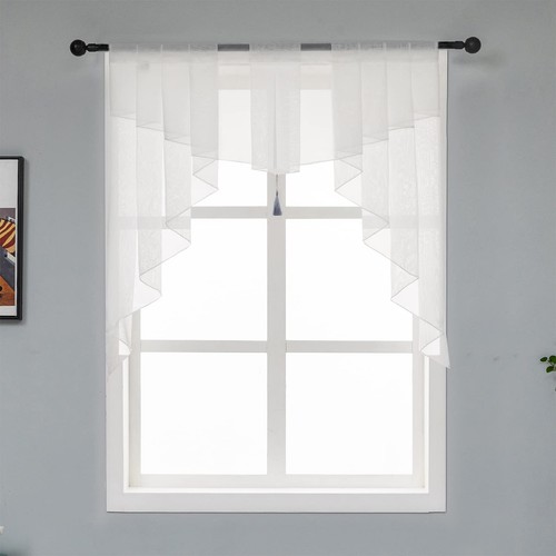 Swag sheer valance - sheer, curtains