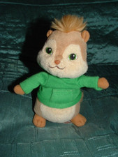 ALVIN AND THE CHIPMUNK SMALL THEODORE 6" CHIPMUNK PLUSH BEANIE SOFT TOY 2013 B