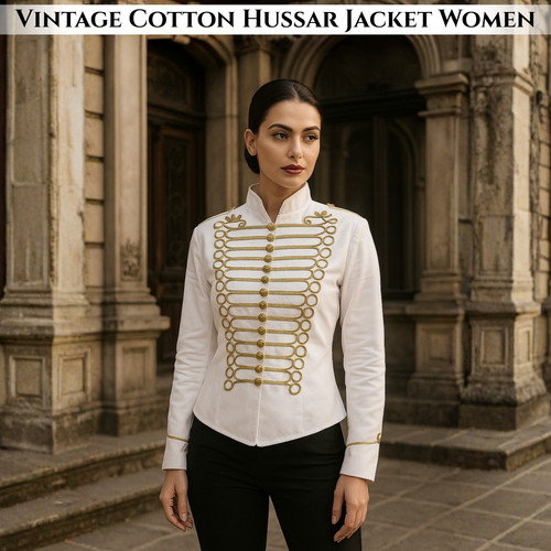 Premium cotton hussar jacket - hussar,