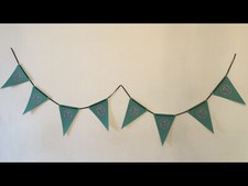 Handmade Bunting Green
