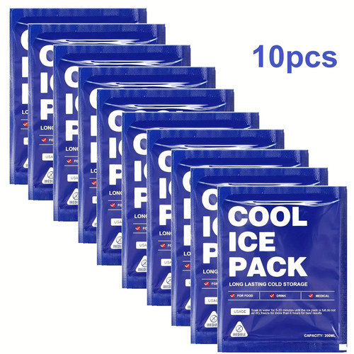 10pcs reusable ice packs - ice,