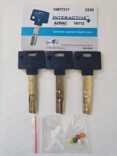 Mul lock keys card - mul,