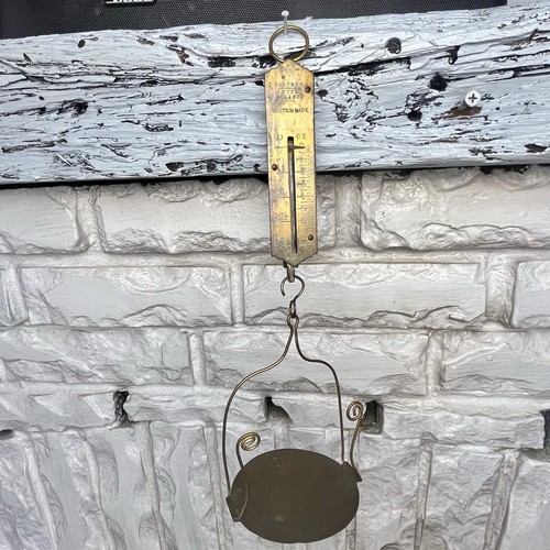 Antique salters brass - brass, letter