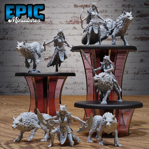 Epic miniatures 28mm wolf - miniatures,