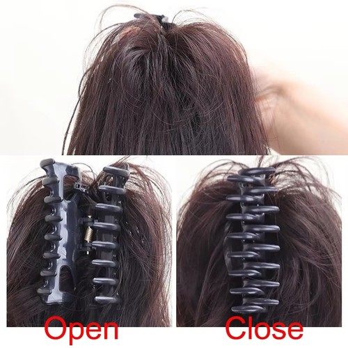 Claw clip messy hair bun - clip,