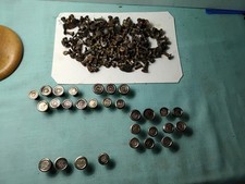 lot of vintage saw medallions Disston, warranted superior, others