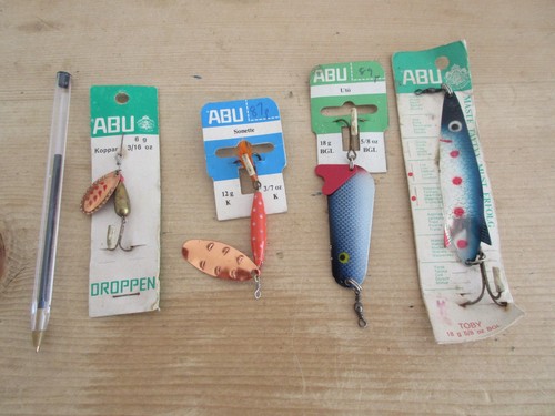 Vintage abu fishing lures on - fishing,