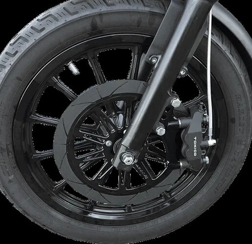 Black 5in radial front - black,